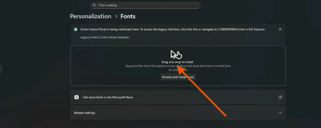 Alternative Method (Control Panel Method)